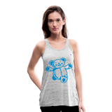 Ligerísima camiseta de tirantes"teddy" - heather grey