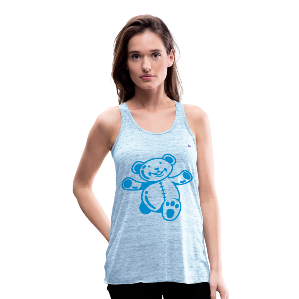Ligerísima camiseta de tirantes"teddy" - heather blue