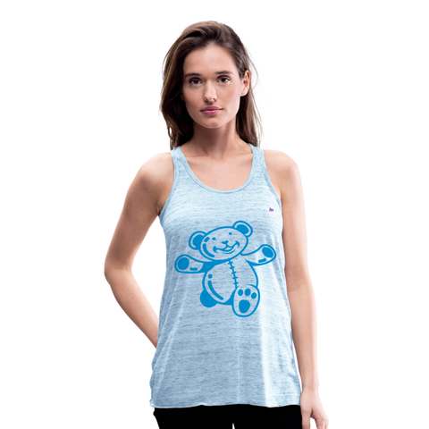 Ligerísima camiseta de tirantes"teddy" - heather blue