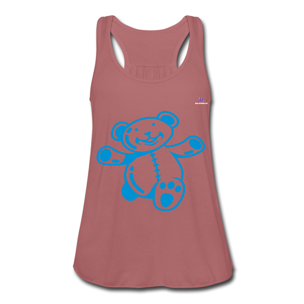 Ligerísima camiseta de tirantes"teddy" - mauve