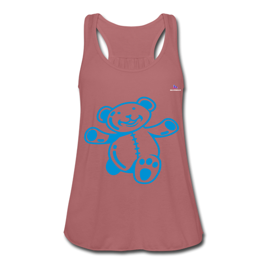 Ligerísima camiseta de tirantes"teddy" - mauve