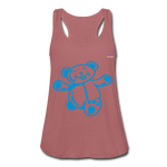 Ligerísima camiseta de tirantes"teddy" - mauve