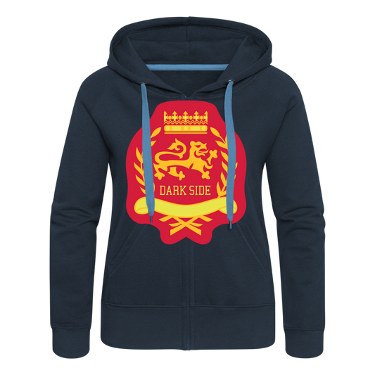 Chaqueta con capucha premium"Lion" - navy