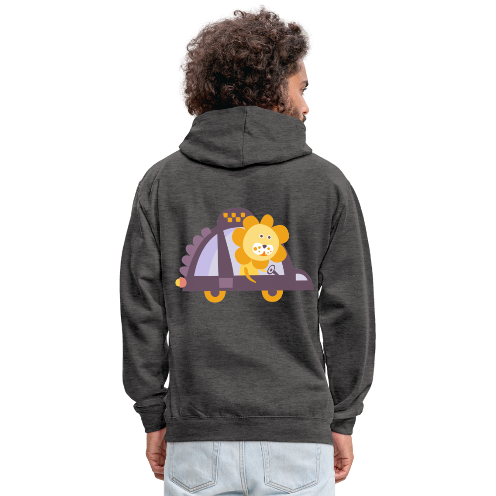 Sudadera con capucha en contraste"Urban lion" - charcoal/black