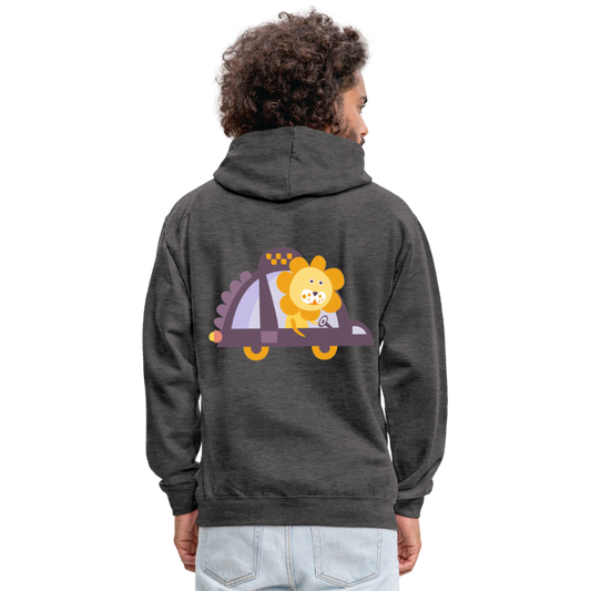 Sudadera con capucha en contraste"Urban lion" - charcoal/black