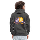 Sudadera con capucha en contraste"Urban lion" - charcoal/black