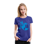 Camiseta premium"Girl with horse" - royal blue