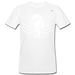 Camiseta ecológica"seahorse" - white