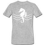 Camiseta ecológica"seahorse" - heather grey