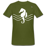 Camiseta ecológica"seahorse" - moss green