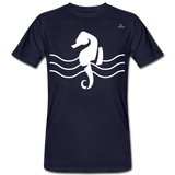 Camiseta ecológica"seahorse" - navy