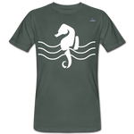 Camiseta ecológica"seahorse" - grey-green