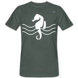 Camiseta ecológica"seahorse" - grey-green