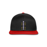 Gorra Snapback"Ornament" - black/red