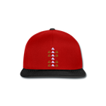 Gorra Snapback"Ornament" - red/black