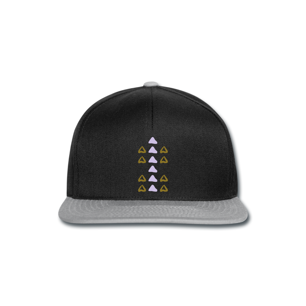 Gorra Snapback"Ornament" - black/grey