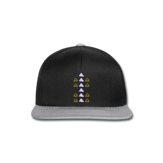 Gorra Snapback"Ornament" - black/grey
