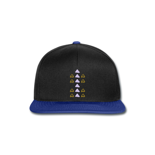 Gorra Snapback"Ornament" - black/bright royal