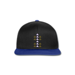 Gorra Snapback"Ornament" - black/bright royal