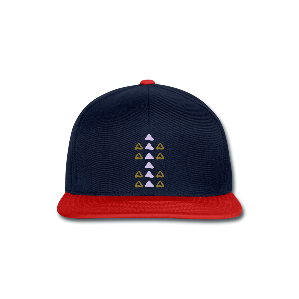 Gorra Snapback"Ornament" - navy/red