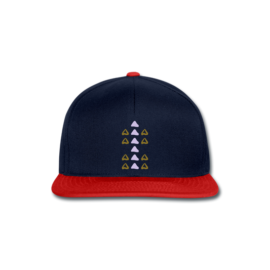 Gorra Snapback"Ornament" - navy/red