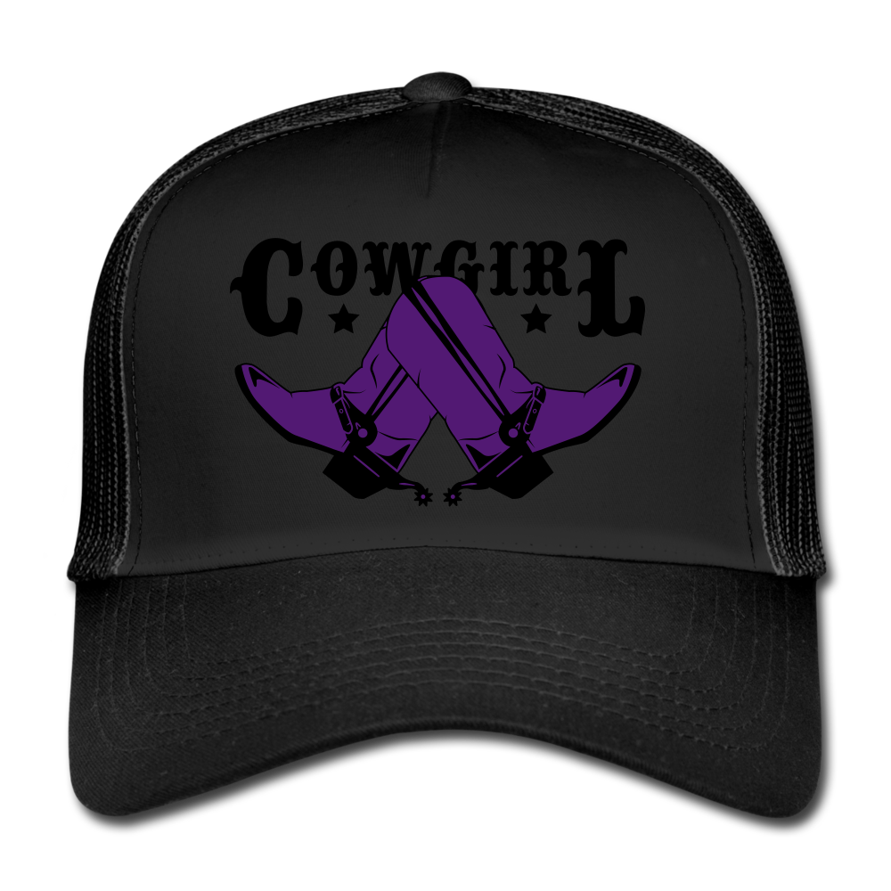 Gorra de camionero"Western Girl" - black/black