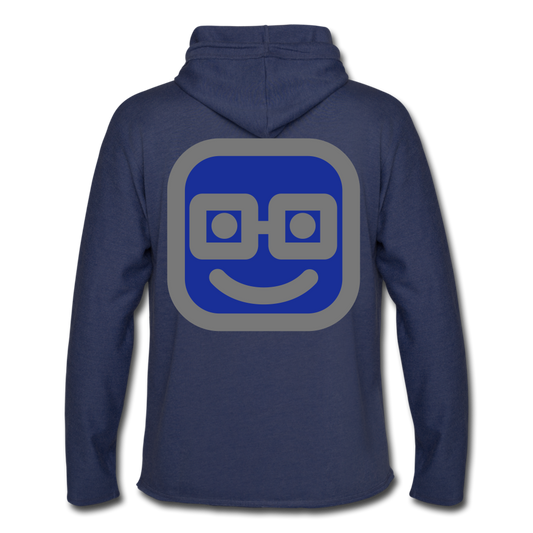 Sudadera ligera unisex con capucha"Emoji" - heather navy