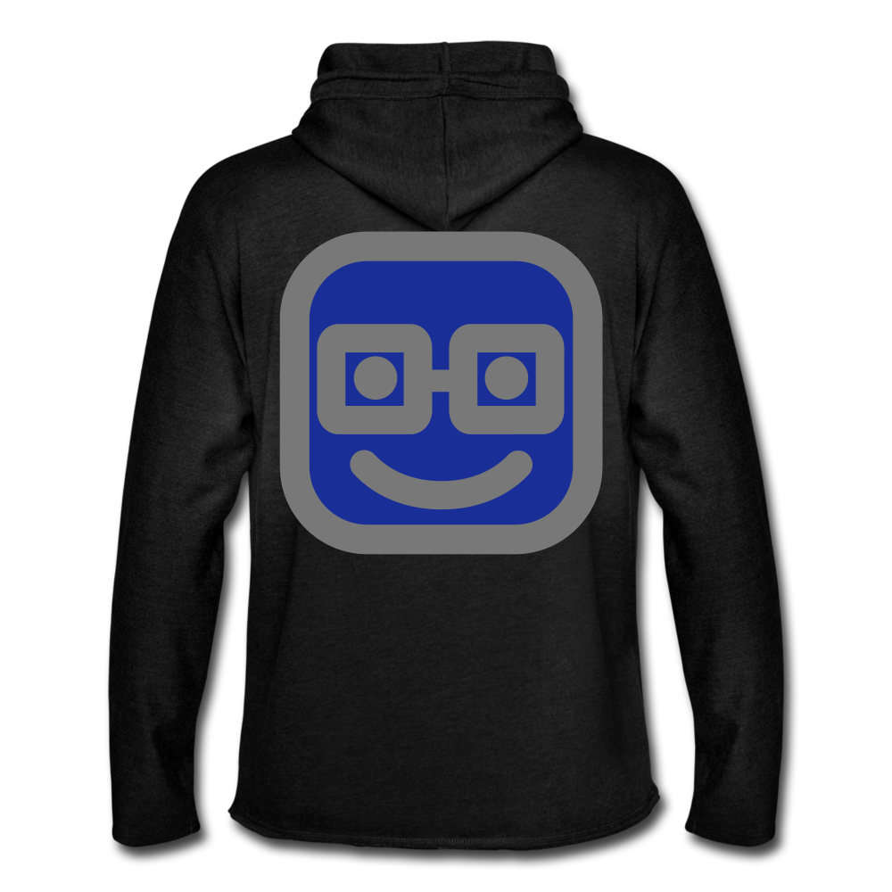 Sudadera ligera unisex con capucha"Emoji" - charcoal grey