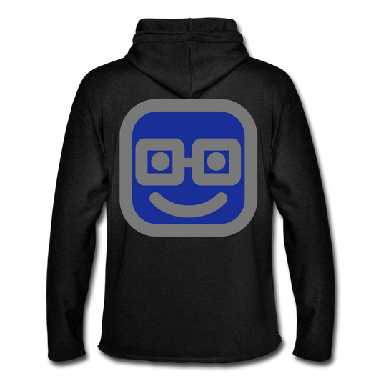 Sudadera ligera unisex con capucha"Emoji" - charcoal grey