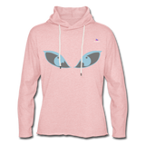 Sudadera ligera unisex con capucha"Emoji" - cream heather pink