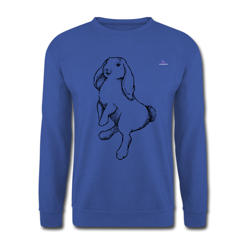 Sudadera unisex"rabbit" - royal blue
