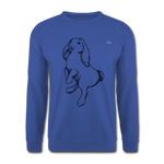 Sudadera unisex"rabbit" - royal blue