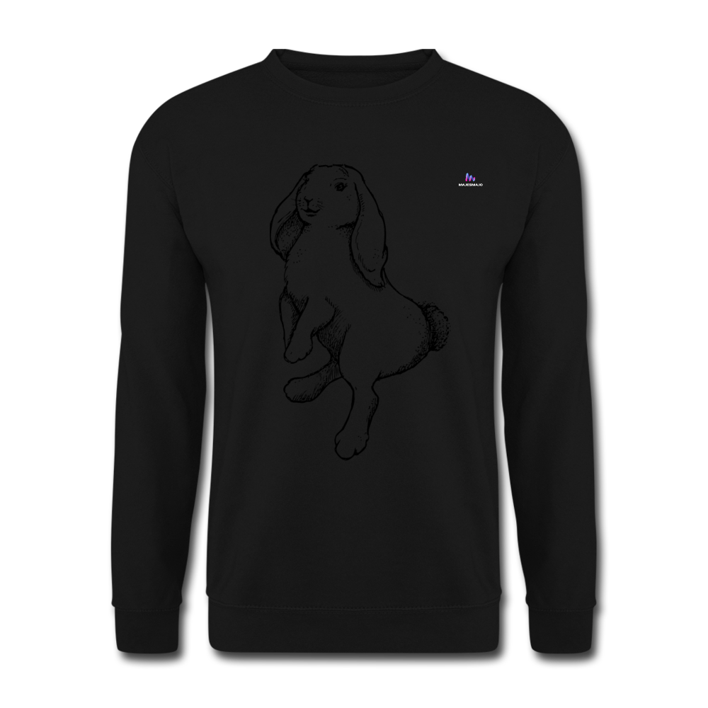 Sudadera unisex"rabbit" - black