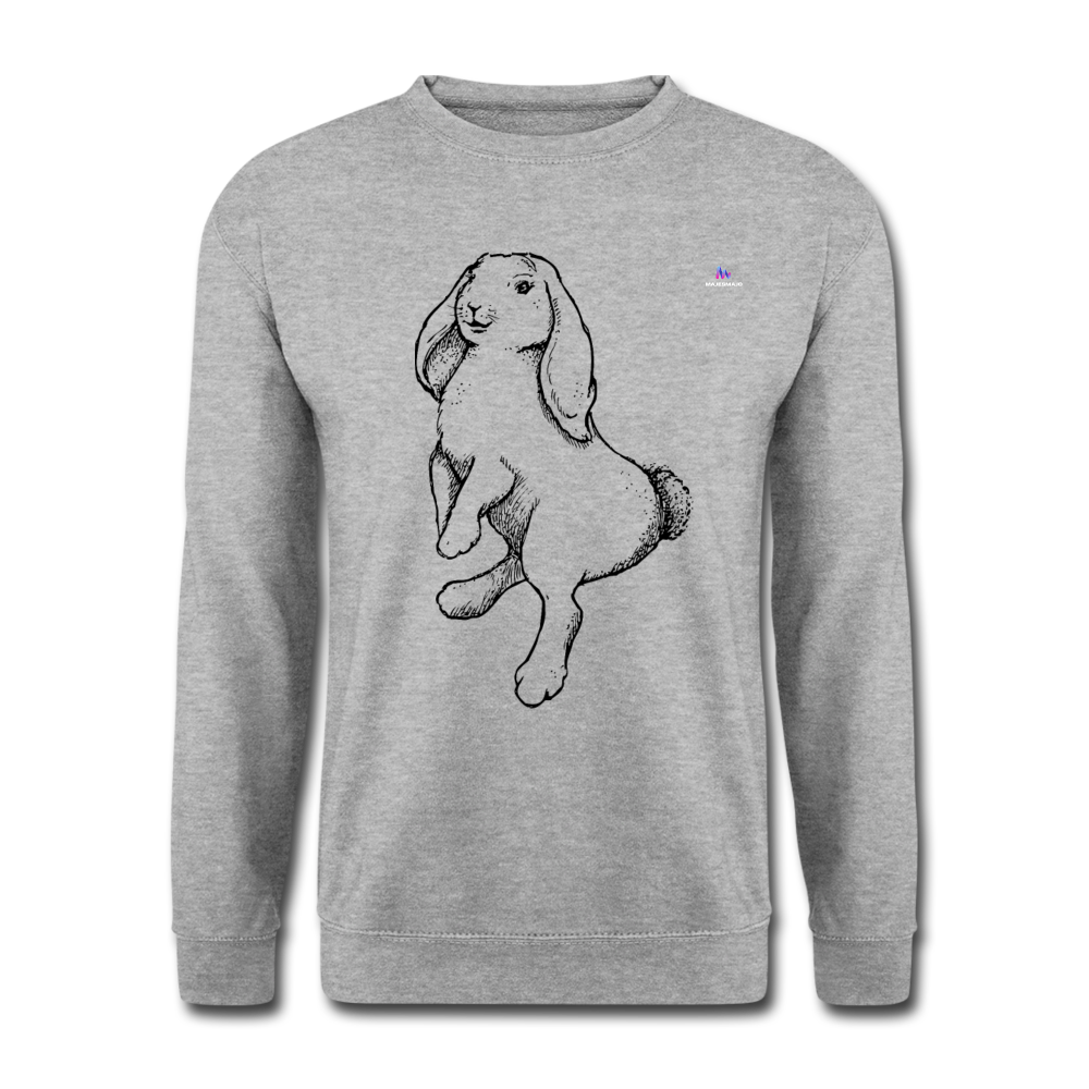 Sudadera unisex"rabbit" - salt & pepper