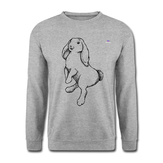 Sudadera unisex"rabbit" - salt & pepper