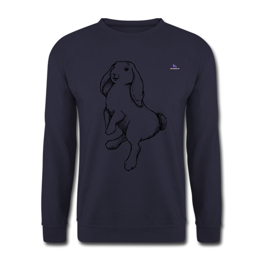 Sudadera unisex"rabbit" - navy