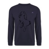 Sudadera unisex"rabbit" - navy