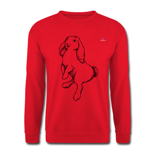 Sudadera unisex"rabbit" - red
