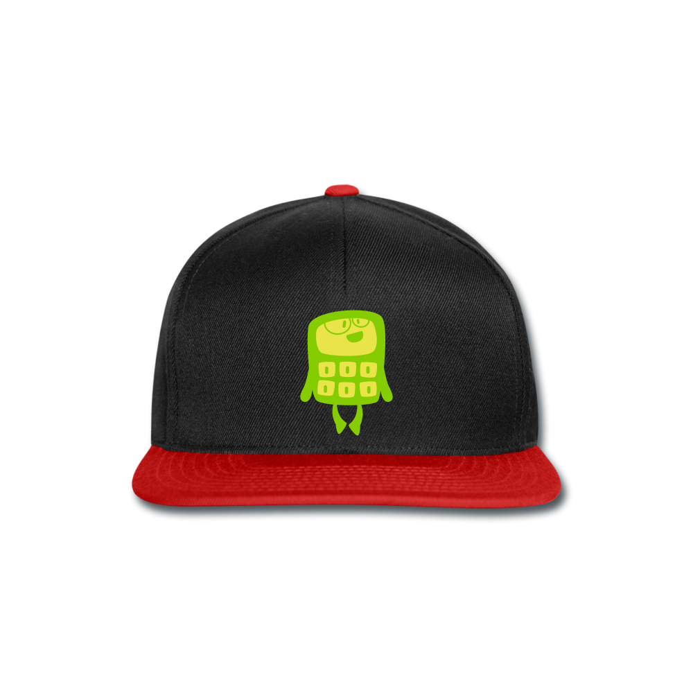 Gorra Snapback"Funny Calculator" - black/red