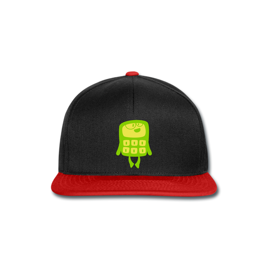 Gorra Snapback"Funny Calculator" - black/red