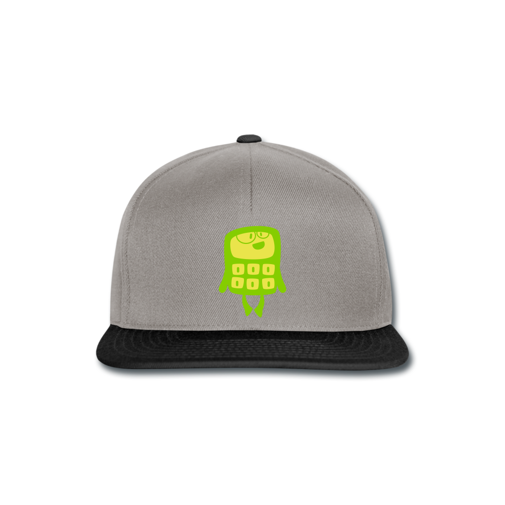 Gorra Snapback"Funny Calculator" - graphite/black