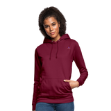 Sudadera con capucha"Fight for right" - bordeaux