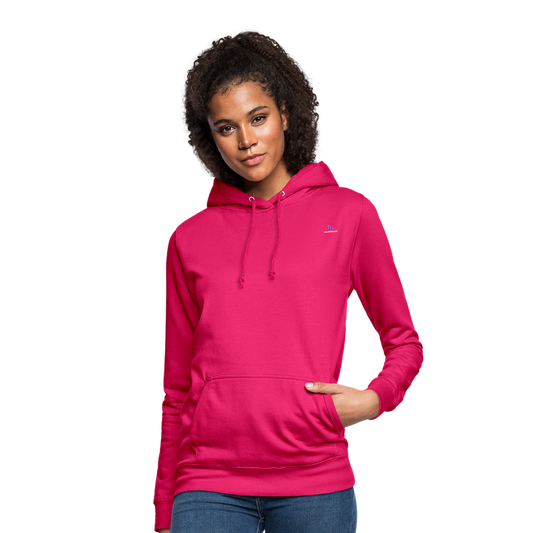 Sudadera con capucha"Fight for right" - dark pink
