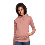 Sudadera con capucha"Fight for right" - dusky rose