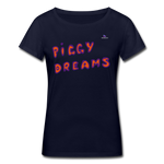 Camiseta ecológica de Stanley & Stella"Piggy dreams" - navy