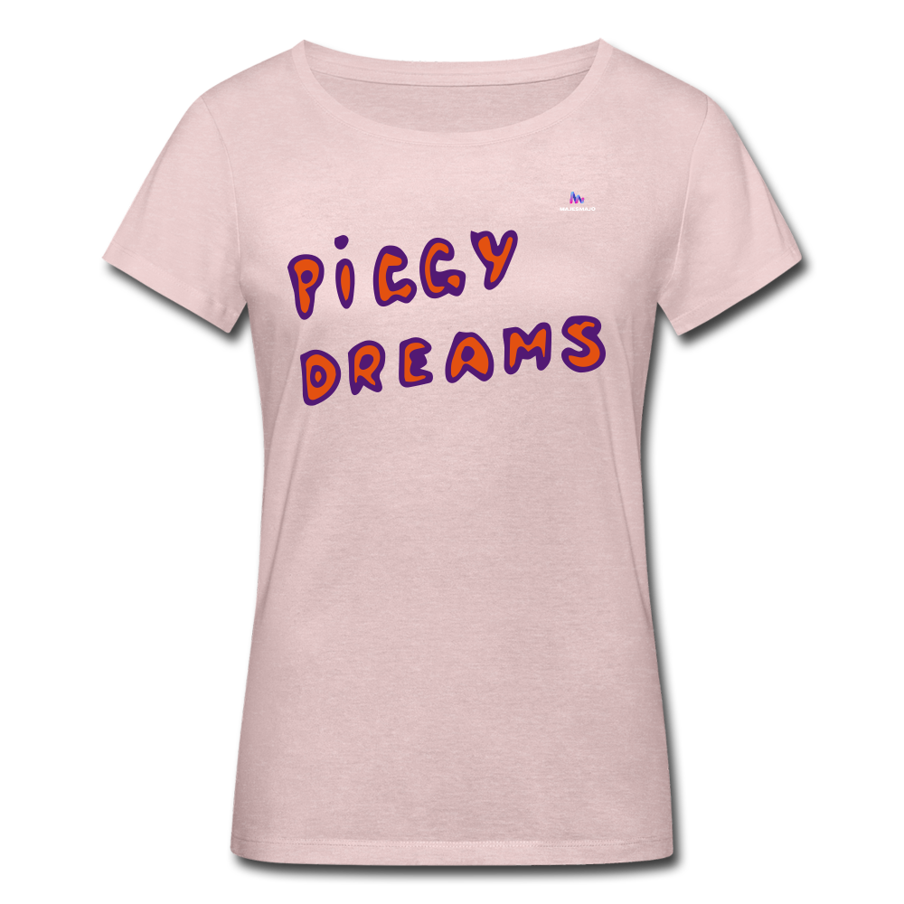 Camiseta ecológica de Stanley & Stella"Piggy dreams" - cream heather pink