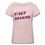 Camiseta ecológica de Stanley & Stella"Piggy dreams" - cream heather pink