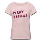 Camiseta ecológica de Stanley & Stella"Piggy dreams" - cream heather pink