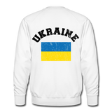 Sudadera premium"Peace Dove Ukraine" - white