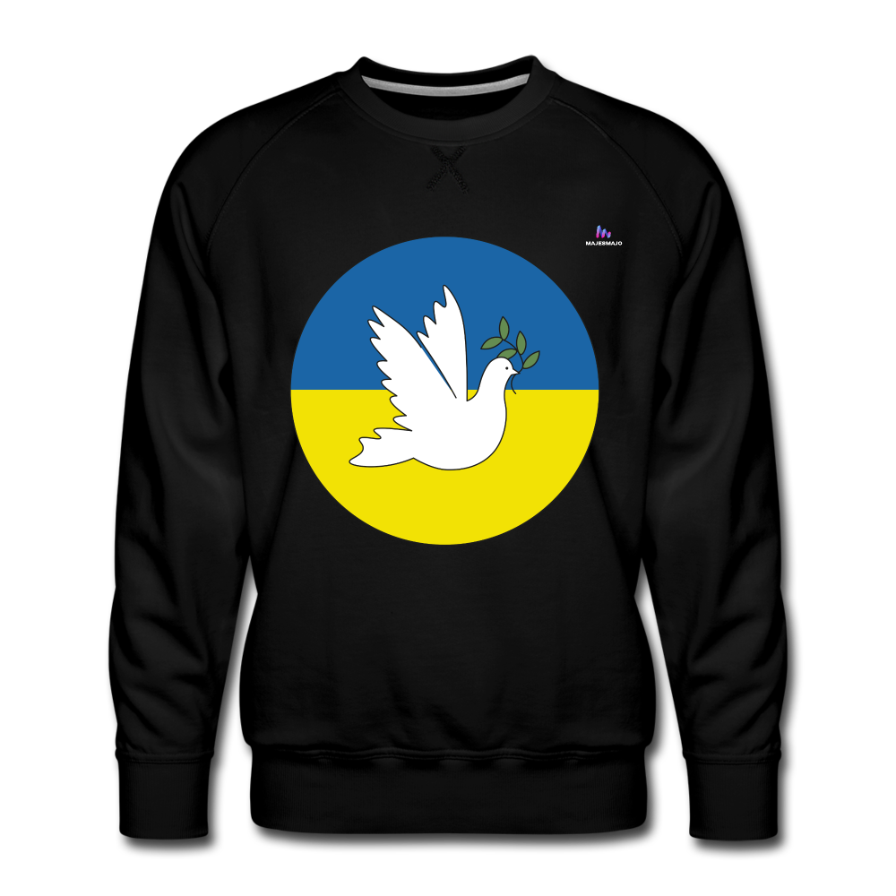 Sudadera premium"Peace Dove Ukraine" - black